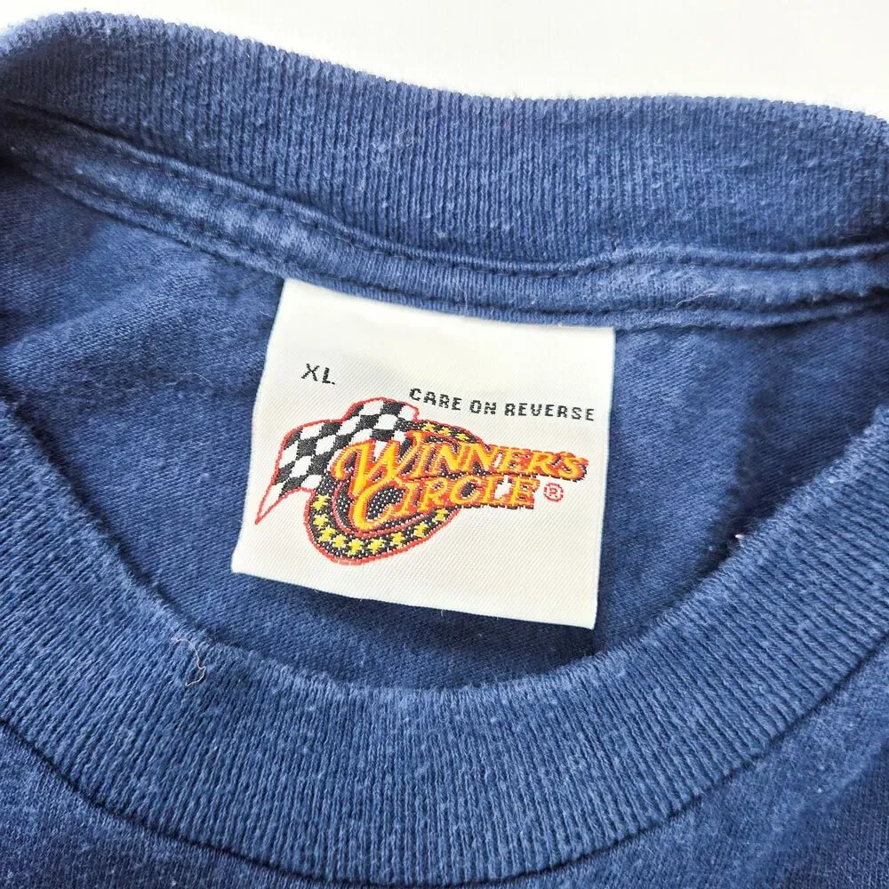 Vintage 2000s Rusty Wallace #2 Miller Lite NASCAR T-Shirt XL Double Sided